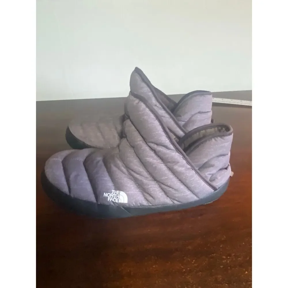 Men's The North Face ThermoBall Traction Booties Gray Heather Print 10